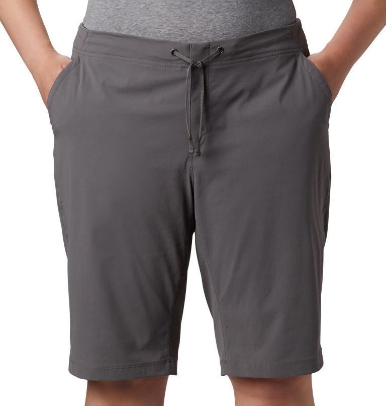 Pantaloni Scurti Columbia Anytime Outdoor Long Dama Gri Inchis | Plus Size LNM78A09Q